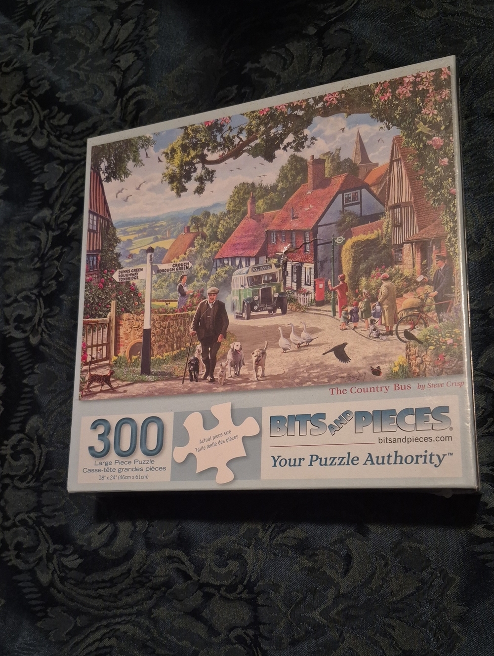 Bits and Pieces 300-Piece 'The Country Bus' Puzzle New Sealed Box W/damage